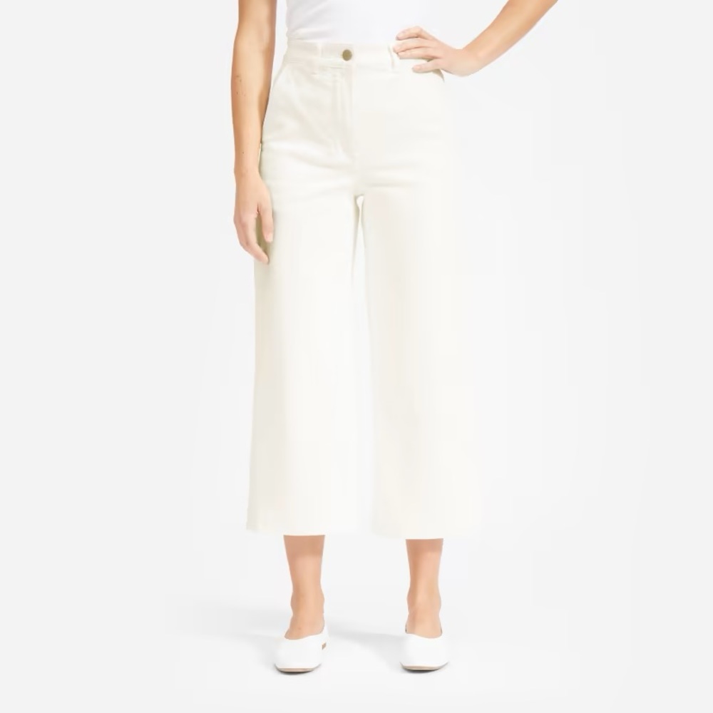 Everlane The Wide-Leg Crop Pant